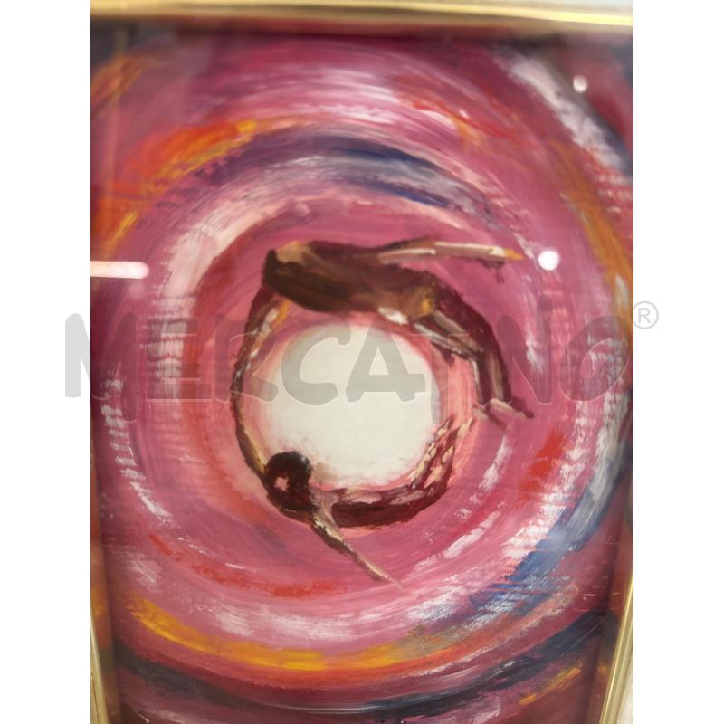DIPINTO OLIO SU TELA A FIRMA MASCARI SPIRALE | Mercatino dell'Usato Trapani corso mattarella 3