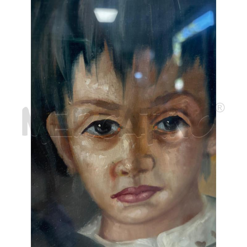 DIPINTO OLIO SU TELA ROMANO VECCHIO E BAMBINO  | Mercatino dell'Usato Trapani corso mattarella 3