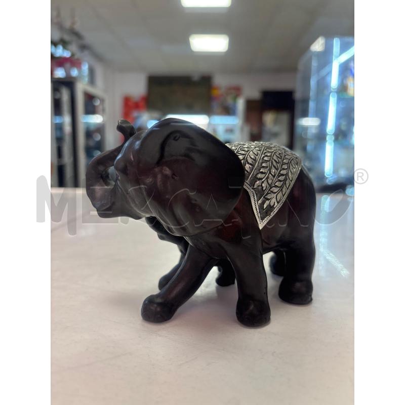 ELEFANTE IN EBANO CON ELEFANTINO | Mercatino dell'Usato Trapani corso mattarella 2