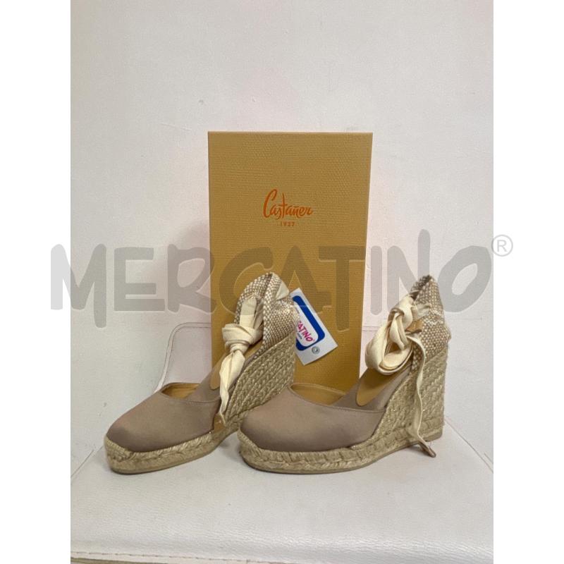 ESPADRILLAS DONNA   CASTANER  COLOR CHAMPAGNE | Mercatino dell'Usato Trapani corso mattarella 1