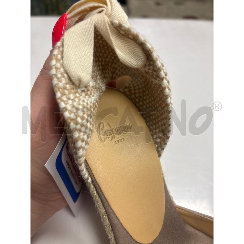 ESPADRILLAS DONNA   CASTANER  COLOR CHAMPAGNE | Mercatino dell'Usato Trapani corso mattarella 3
