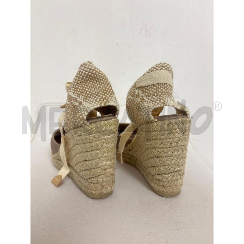 ESPADRILLAS DONNA   CASTANER  COLOR CHAMPAGNE | Mercatino dell'Usato Trapani corso mattarella 4