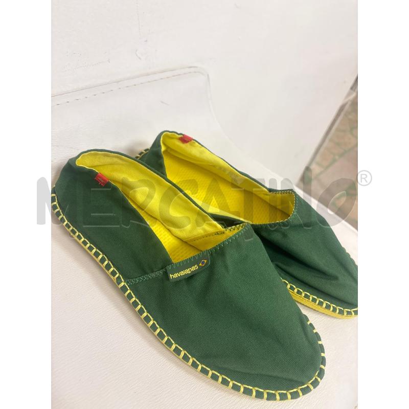 ESPADRILLAS UOMO VERDE E GIALLO | Mercatino dell'Usato Trapani corso mattarella 2