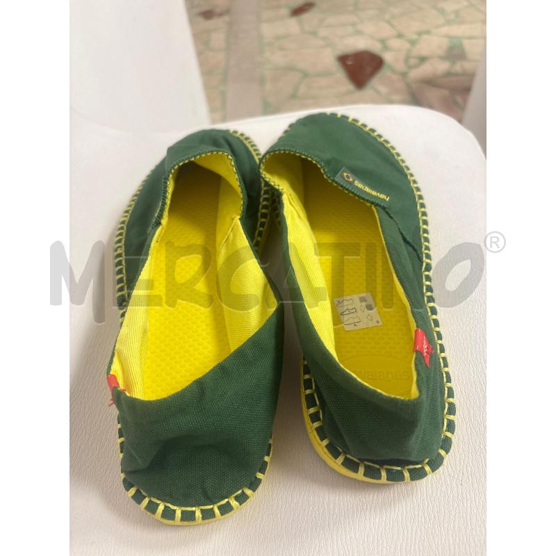 ESPADRILLAS UOMO VERDE E GIALLO | Mercatino dell'Usato Trapani corso mattarella 4