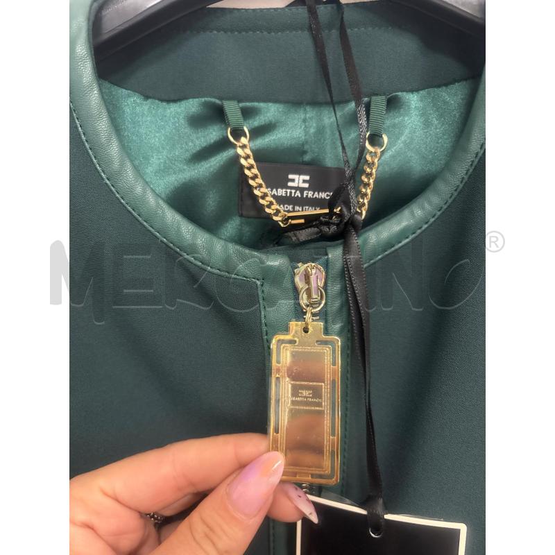GIACCA DONNA  VERDE ELISABETTA FRANCHI  | Mercatino dell'Usato Trapani corso mattarella 2