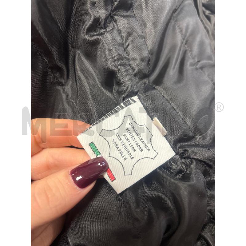 GIUBBINO DONNA  IN PELLE NERA  SUITE DENIM | Mercatino dell'Usato Trapani corso mattarella 4