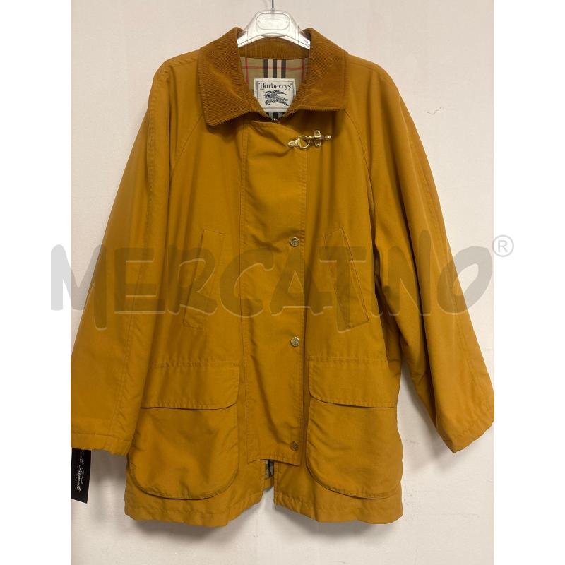 GIUBBOTTO DONNA  BURBERRY  SENAPE | Mercatino dell'Usato Trapani corso mattarella 1