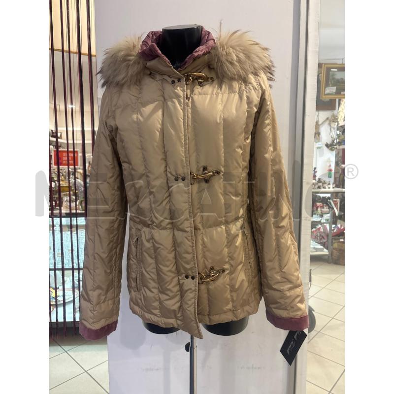 GIUBBOTTO DONNA  FAY BEIGE E ROSA | Mercatino dell'Usato Trapani corso mattarella 1
