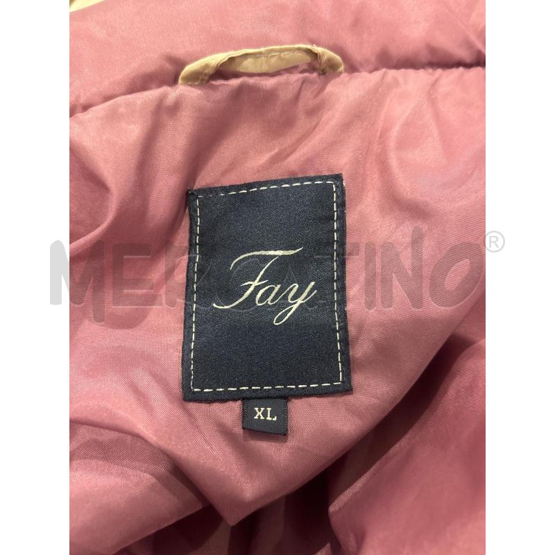 GIUBBOTTO DONNA  FAY BEIGE E ROSA | Mercatino dell'Usato Trapani corso mattarella 5