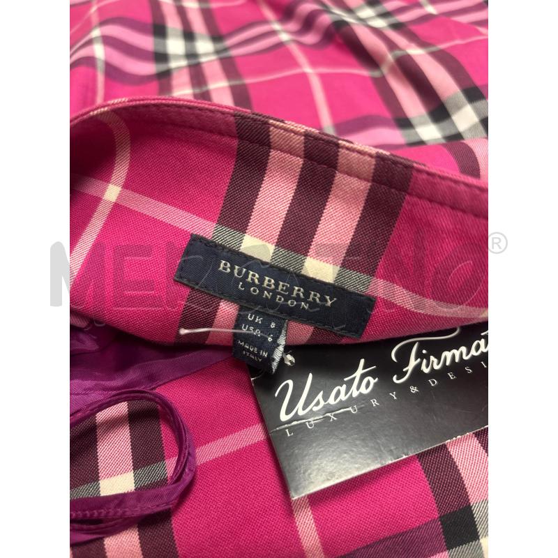GONNA BURBERRY ROSA | Mercatino dell'Usato Trapani corso mattarella 4
