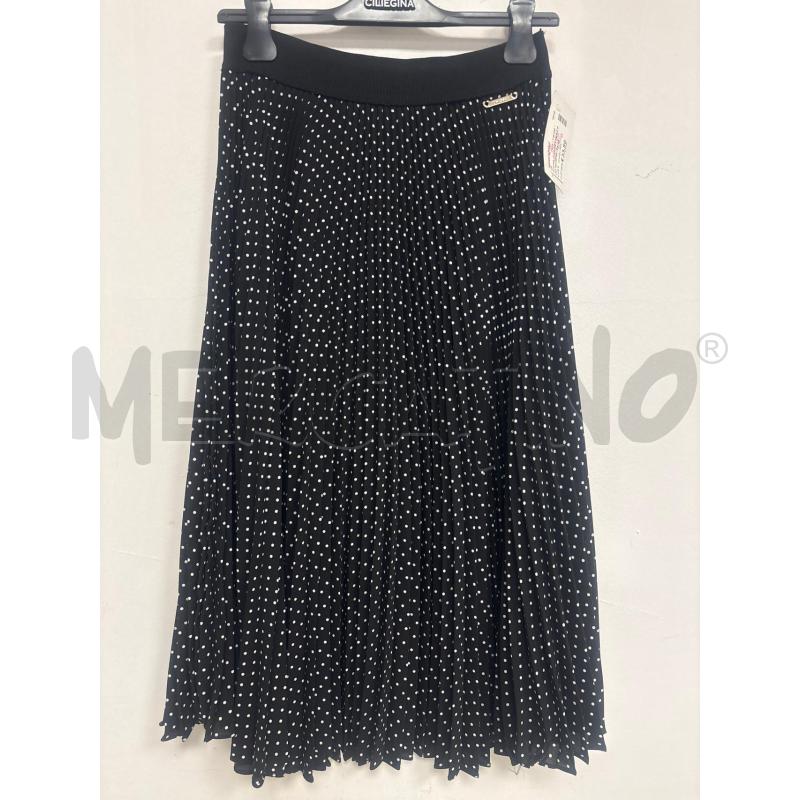GONNA  TWINSET NERA POIS BIANCHI  | Mercatino dell'Usato Trapani corso mattarella 1