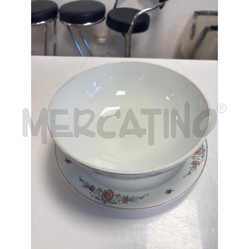 INSALATIERA CON PIATTO LAVENO CERAMICA | Mercatino dell'Usato Trapani corso mattarella 2