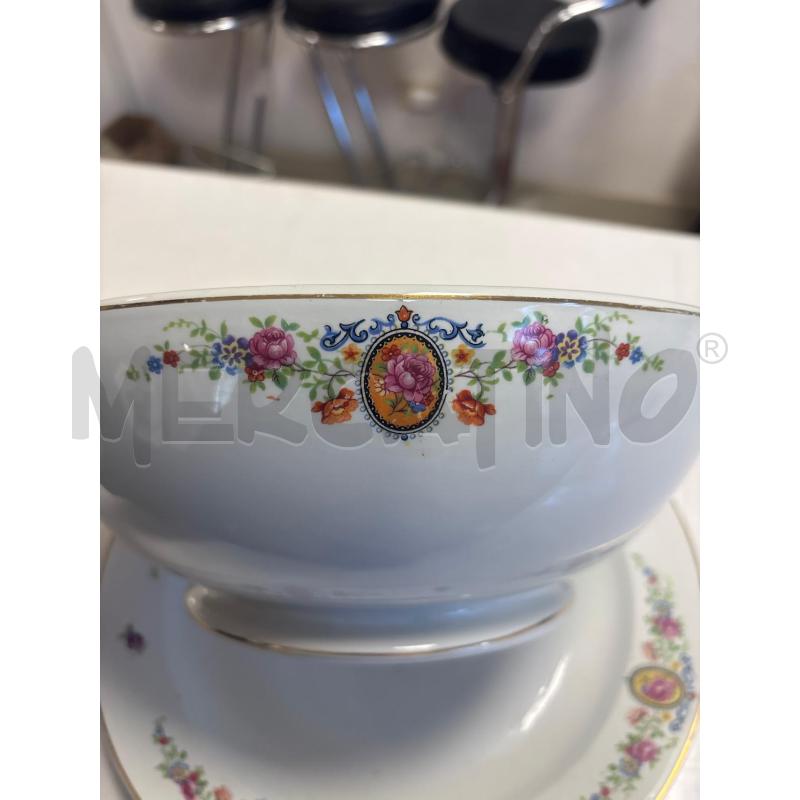 INSALATIERA CON PIATTO LAVENO CERAMICA | Mercatino dell'Usato Trapani corso mattarella 3