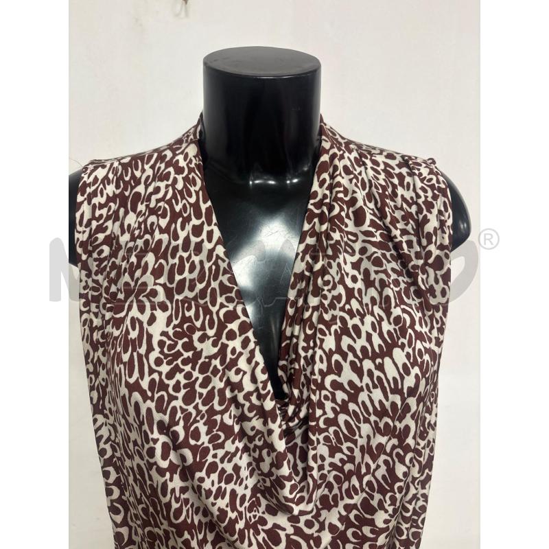 MAGLIA DONNA MARRONE E BEIGE MARELLA | Mercatino dell'Usato Trapani corso mattarella 2