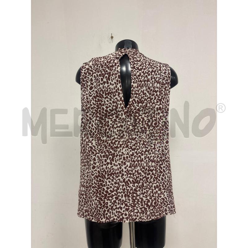 MAGLIA DONNA MARRONE E BEIGE MARELLA | Mercatino dell'Usato Trapani corso mattarella 3