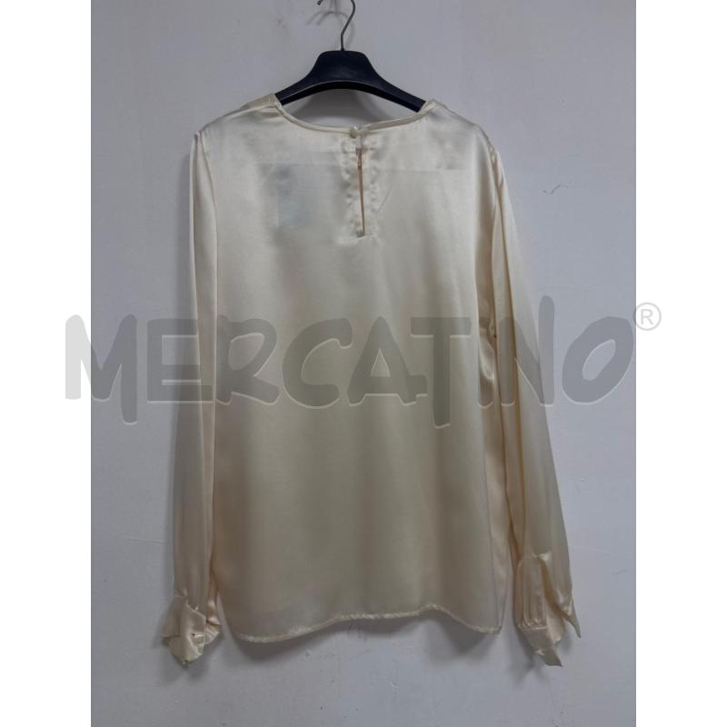 MAGLIA DONNA  AVORIO MILA SCHON IN SETA  | Mercatino dell'Usato Trapani corso mattarella 4