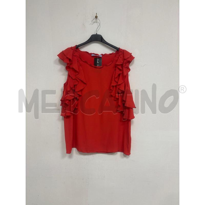 MAGLIA DONNA  BLUMARINE ROSSA | Mercatino dell'Usato Trapani corso mattarella 1