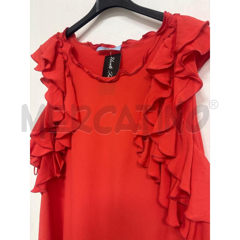 MAGLIA DONNA  BLUMARINE ROSSA | Mercatino dell'Usato Trapani corso mattarella 3