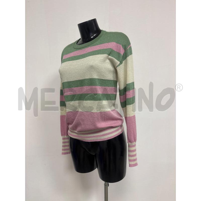 MAGLIA DONNA  EMME MARELLA RIGATA LAMINATA  | Mercatino dell'Usato Trapani corso mattarella 2