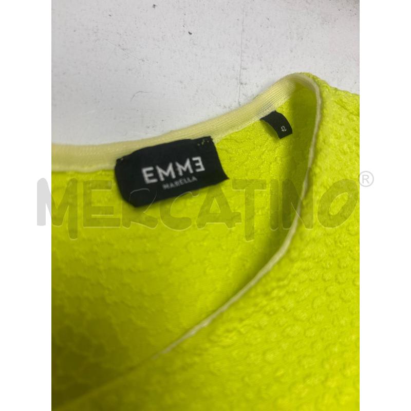 MAGLIA DONNA  MARELLA GIALLO LIMONE  | Mercatino dell'Usato Trapani corso mattarella 4