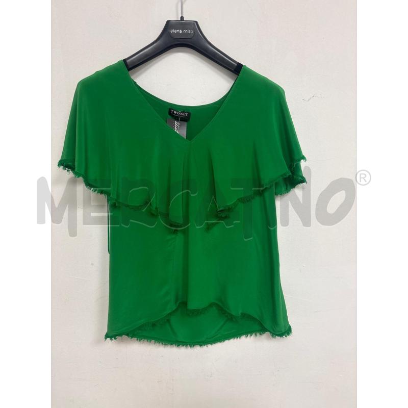 MAGLIA DONNA  TWINSET VERDE  | Mercatino dell'Usato Trapani corso mattarella 1