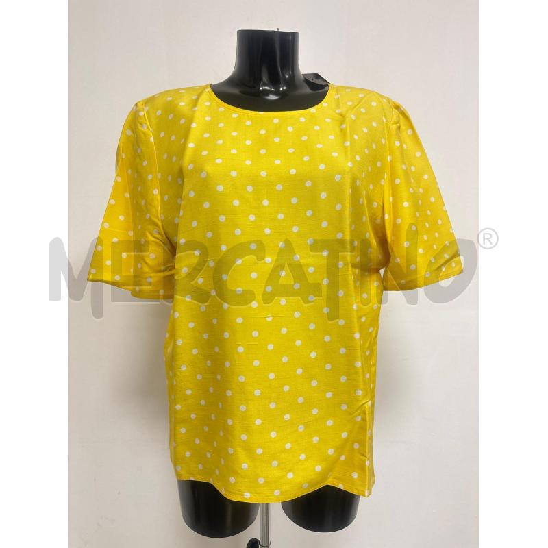 MAGLIA DONNA  VALENTINO GIALLA POIS  | Mercatino dell'Usato Trapani corso mattarella 1