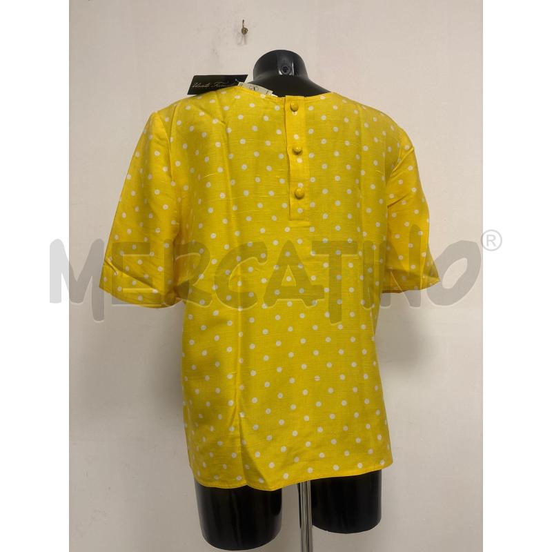 MAGLIA DONNA  VALENTINO GIALLA POIS  | Mercatino dell'Usato Trapani corso mattarella 3