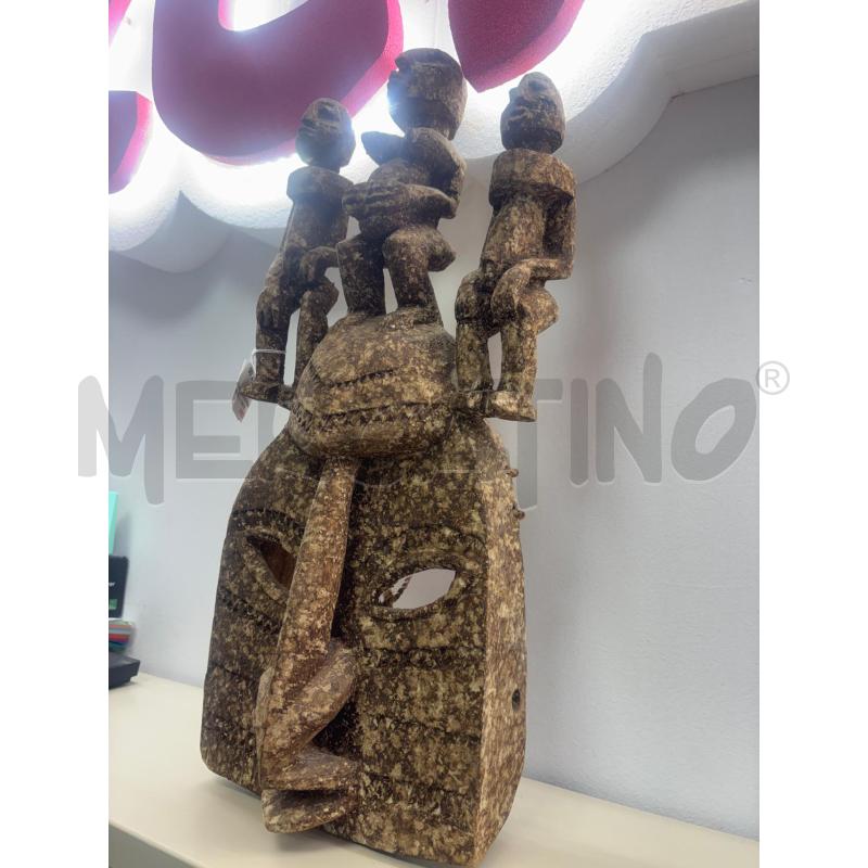 MASCHERA DOGON MALI 3 OMINI | Mercatino dell'Usato Trapani corso mattarella 4