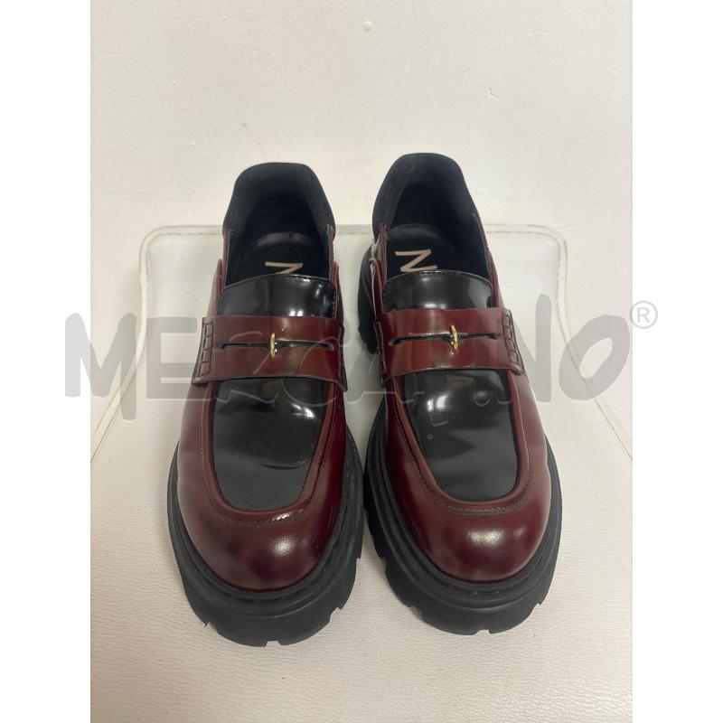 MOCASSINI DONNA  N 21 BORDEAUX E NERI  | Mercatino dell'Usato Trapani corso mattarella 2