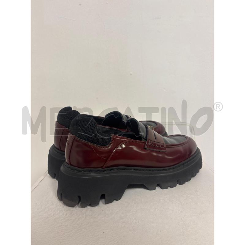 MOCASSINI DONNA  N 21 BORDEAUX E NERI  | Mercatino dell'Usato Trapani corso mattarella 3