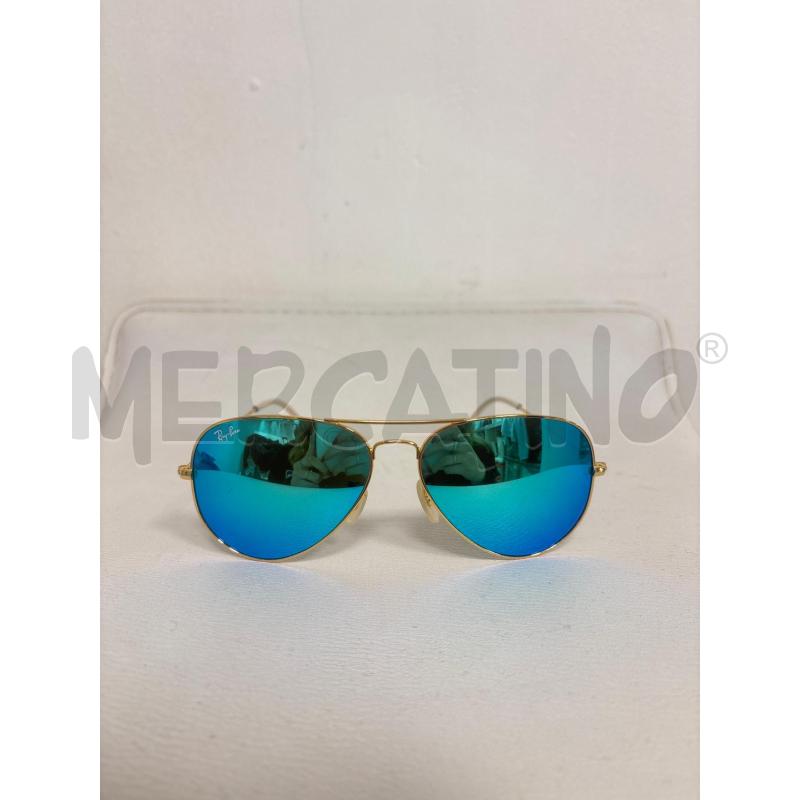 OCCHIALI UOMO  RAYBAN LENTI TURCHESI  | Mercatino dell'Usato Trapani corso mattarella 1