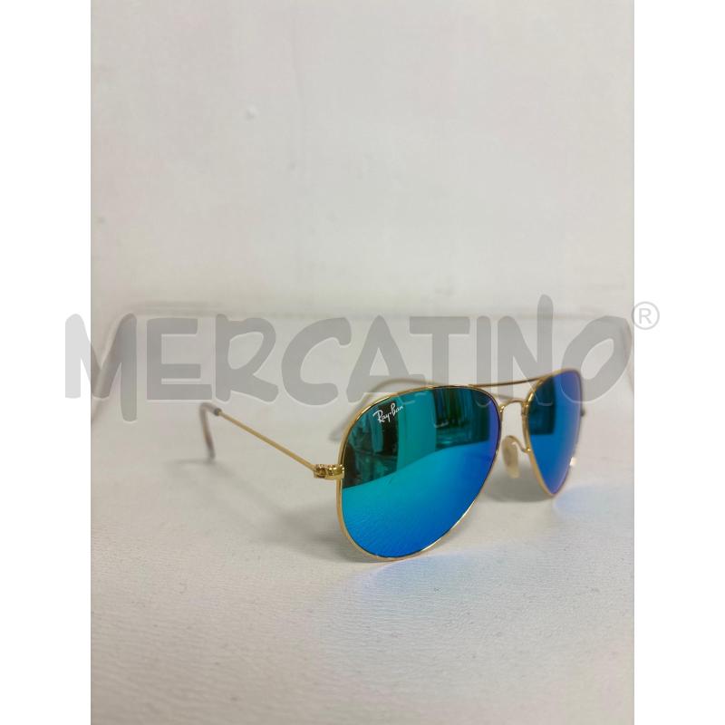 OCCHIALI UOMO  RAYBAN LENTI TURCHESI  | Mercatino dell'Usato Trapani corso mattarella 2