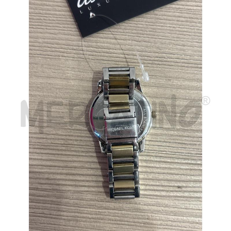 OROLOGIO DA POLSO  MICHAEL KORS ARGENTATO E DORATO  | Mercatino dell'Usato Trapani corso mattarella 4