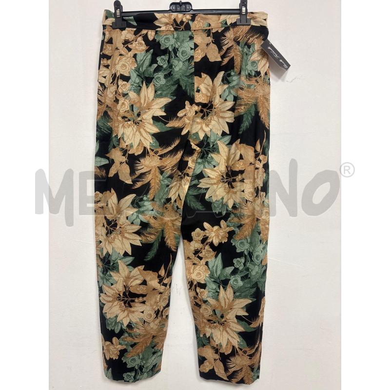 PANTALONE DONNA MARELLA VERDE FLOREALE | Mercatino dell'Usato Trapani corso mattarella 3