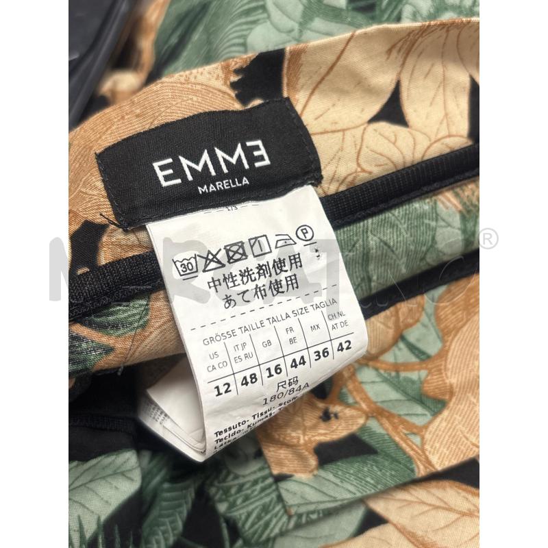 PANTALONE DONNA MARELLA VERDE FLOREALE | Mercatino dell'Usato Trapani corso mattarella 4