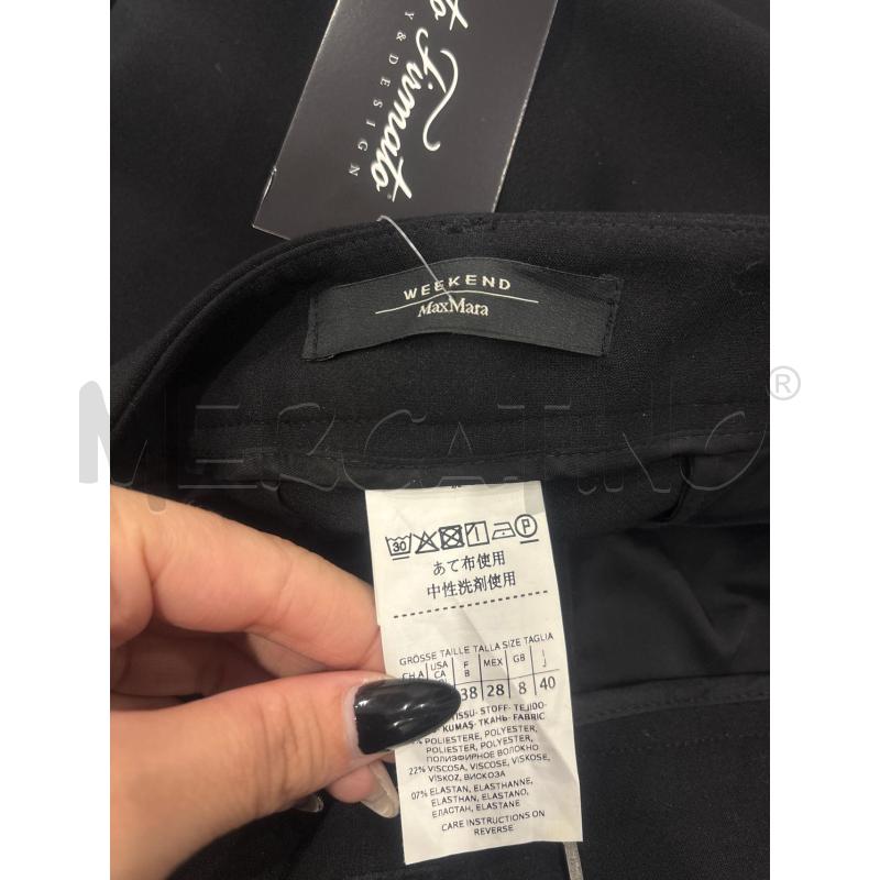 PANTALONE DONNA  NERO MAX MARA  | Mercatino dell'Usato Trapani corso mattarella 4