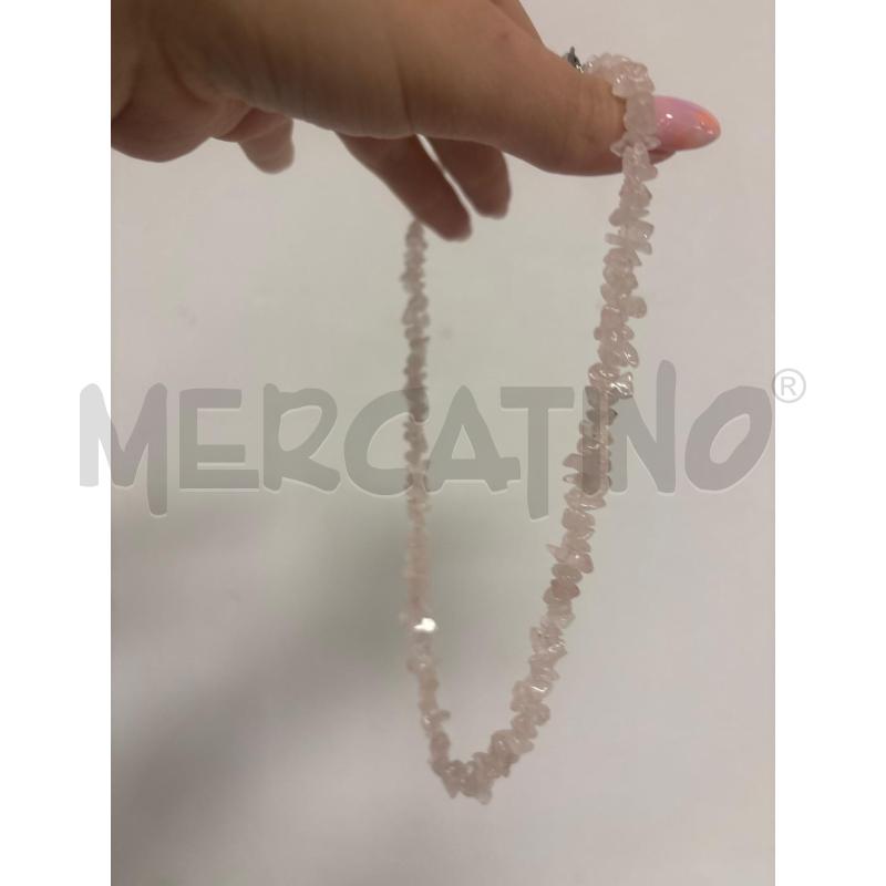 PARURE  ROSA QUARZO  | Mercatino dell'Usato Trapani corso mattarella 5