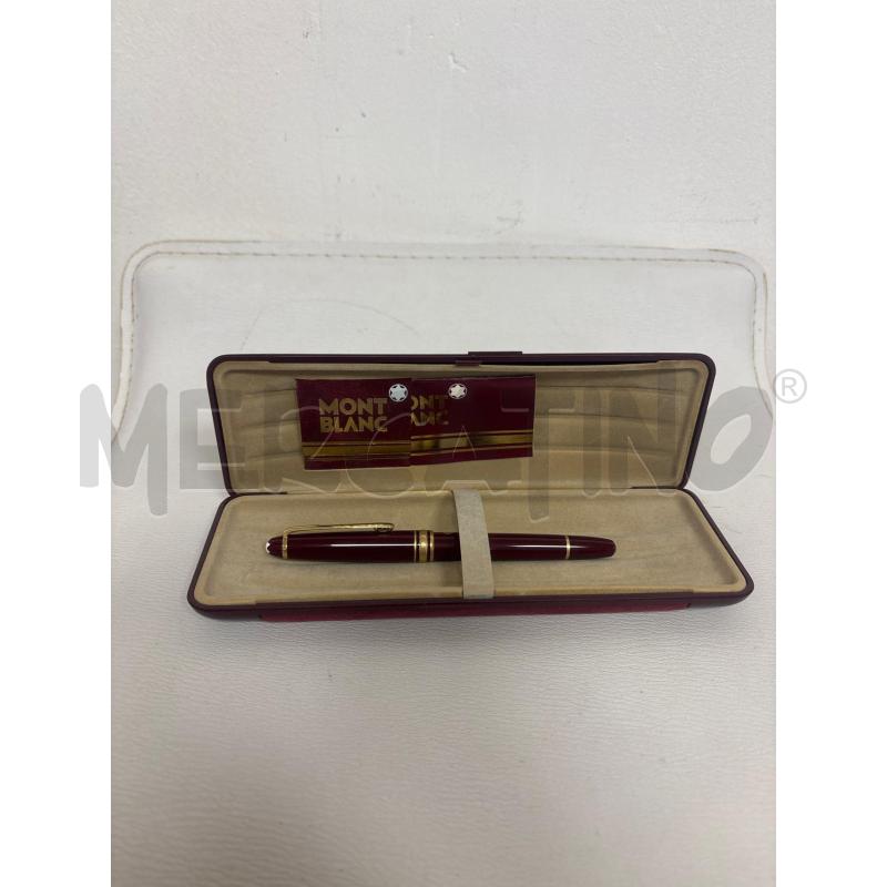 PENNA STILOGRAFICA MONTBLANC MEISTERSTUCK BORDEAUX  | Mercatino dell'Usato Trapani corso mattarella 1