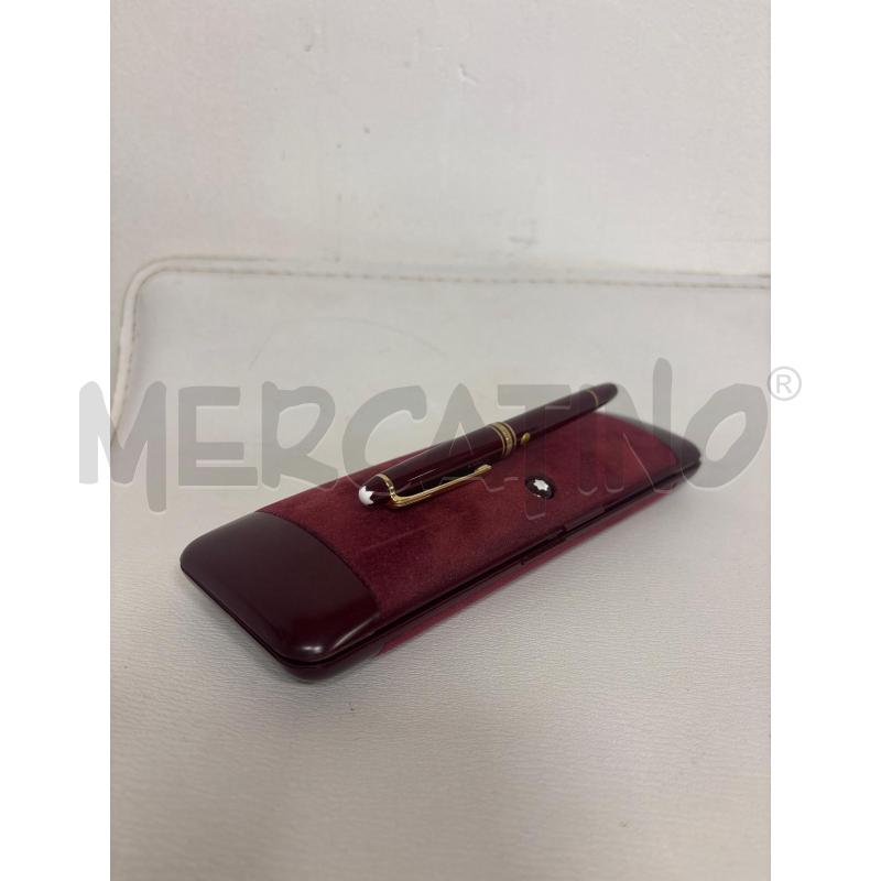 PENNA STILOGRAFICA MONTBLANC MEISTERSTUCK BORDEAUX  | Mercatino dell'Usato Trapani corso mattarella 2