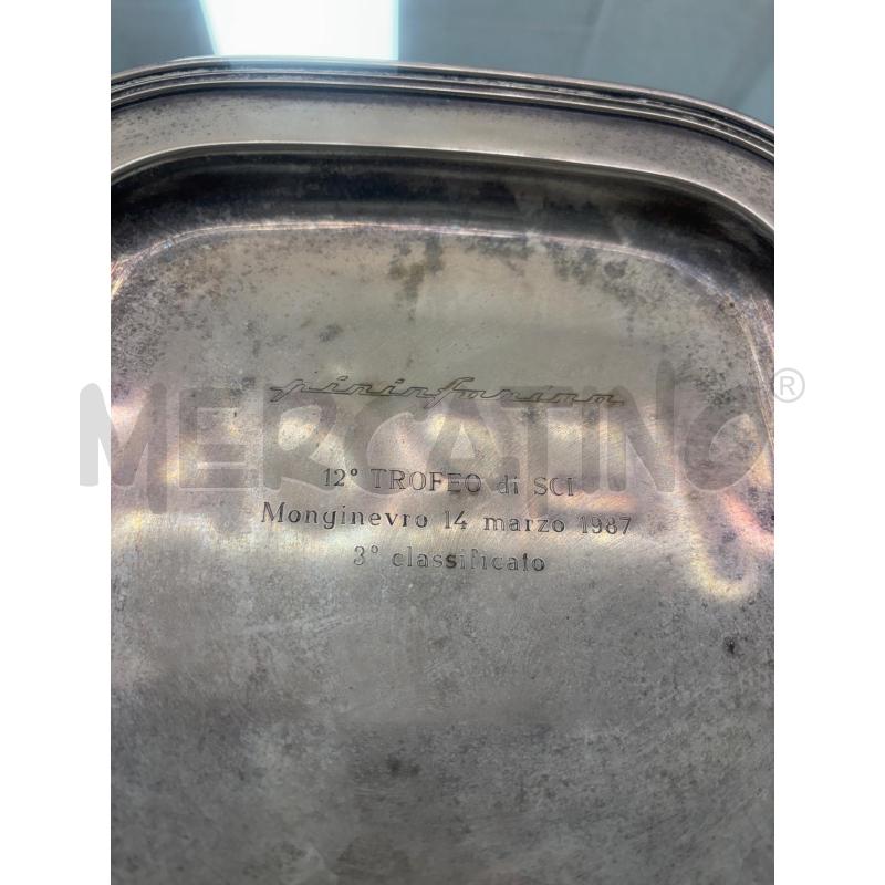 PIATTO SILVER PLATE PININFARINA PICCOLO TROFEO 87 | Mercatino dell'Usato Trapani corso mattarella 2