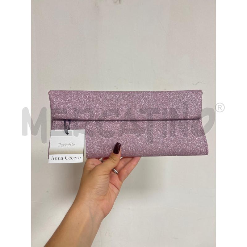 POCHETTE ANNA CECERE ROSA LAMINATO  | Mercatino dell'Usato Trapani corso mattarella 1