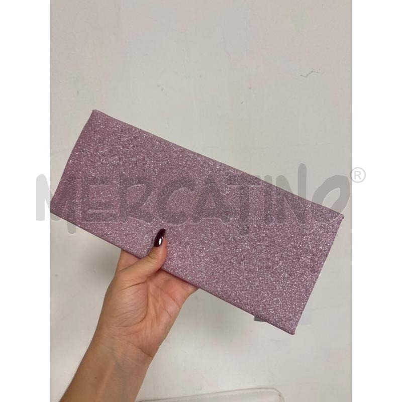 POCHETTE ANNA CECERE ROSA LAMINATO  | Mercatino dell'Usato Trapani corso mattarella 3
