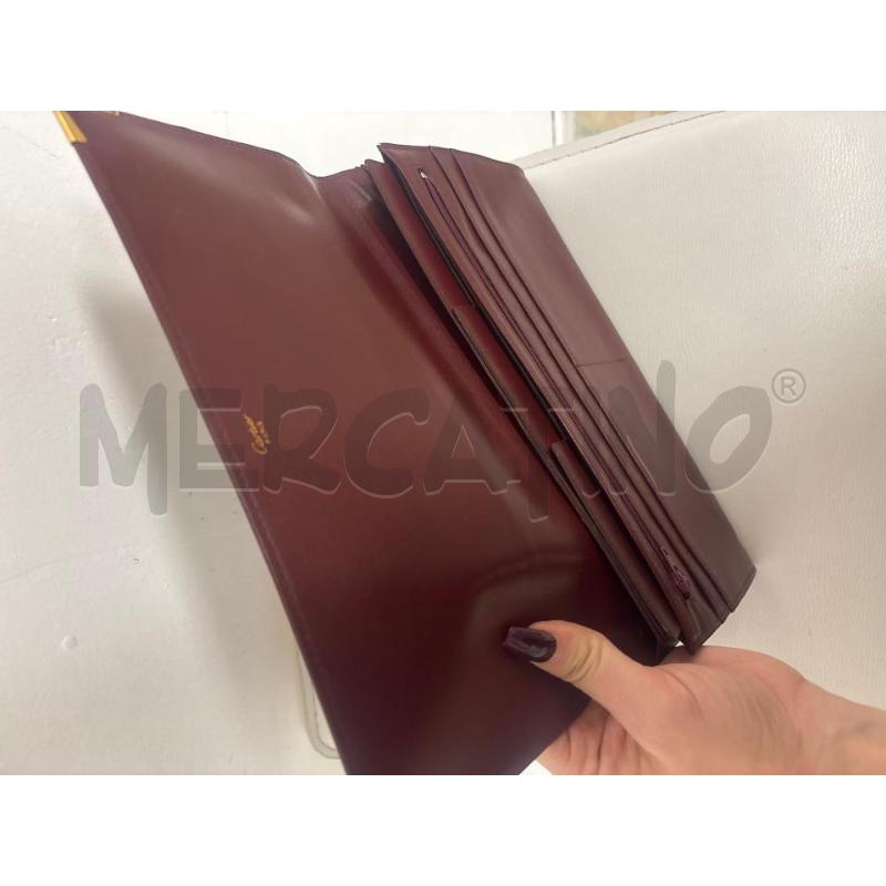 POCHETTE  PORTA DOCUMENTI CARTIER  IN PELLE  | Mercatino dell'Usato Trapani corso mattarella 5