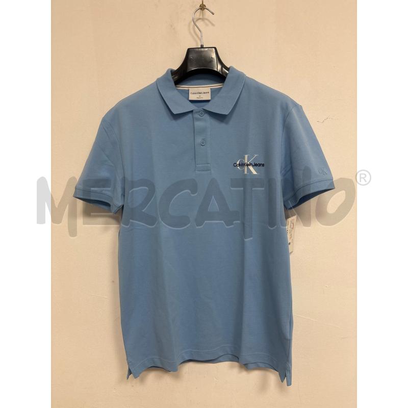 POLO UOMO  AZZ CK CALVIN KLEIN  | Mercatino dell'Usato Trapani corso mattarella 1