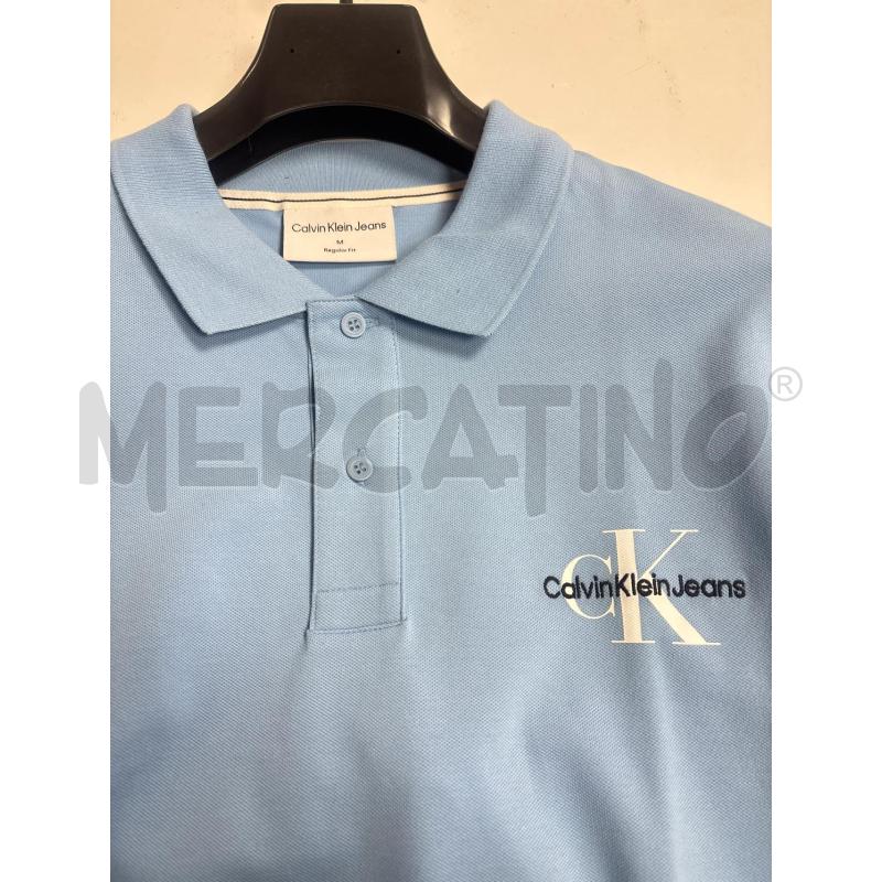 POLO UOMO  AZZ CK CALVIN KLEIN  | Mercatino dell'Usato Trapani corso mattarella 2