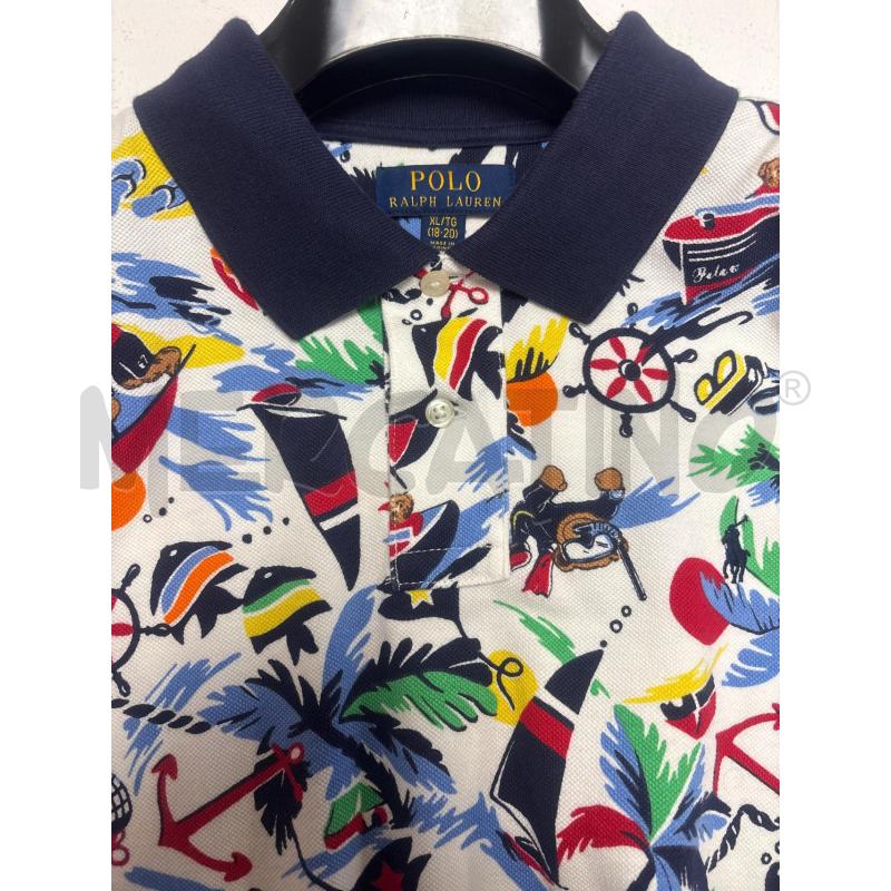 POLO UOMO  POLO RALPH LAUREN    CON STAMOPA ORSACCHIOTTI  | Mercatino dell'Usato Trapani corso mattarella 4