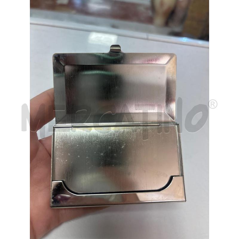 PORTA CARTE DI CREDITO RED E BARTON SILVER | Mercatino dell'Usato Trapani corso mattarella 3