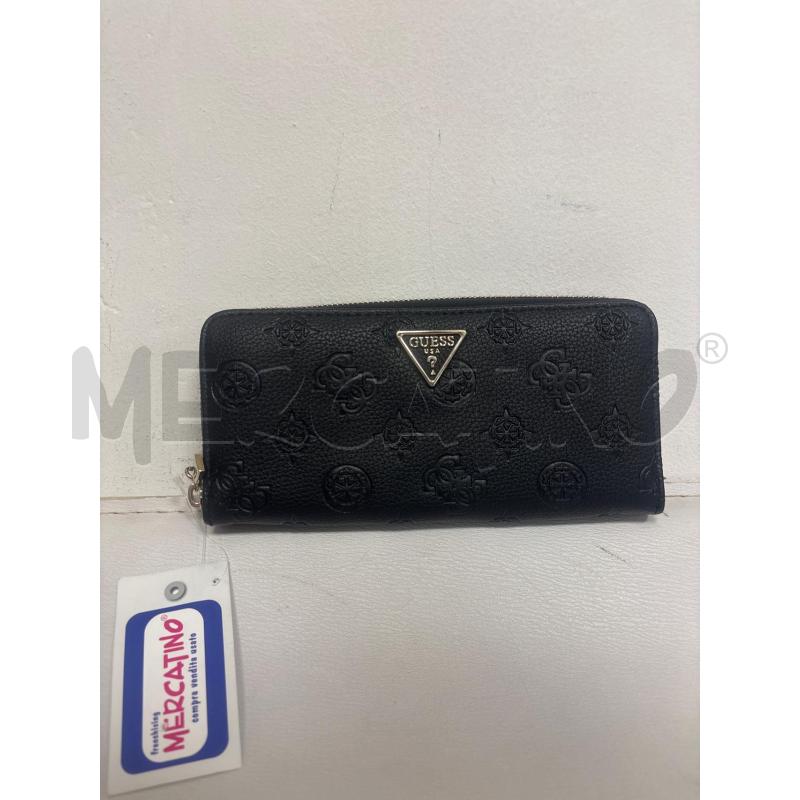 PORTA FOGLIO GUESS NERO | Mercatino dell'Usato Trapani corso mattarella 1