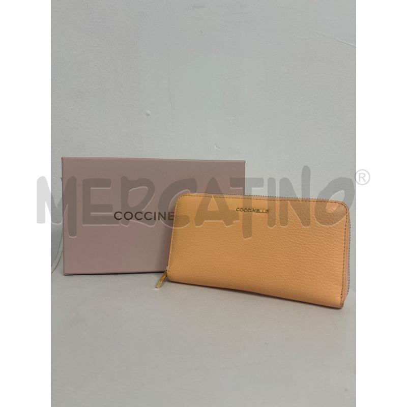 PORTA FOGLIO  COCCINELLE  COLOR SALMONE | Mercatino dell'Usato Trapani corso mattarella 1