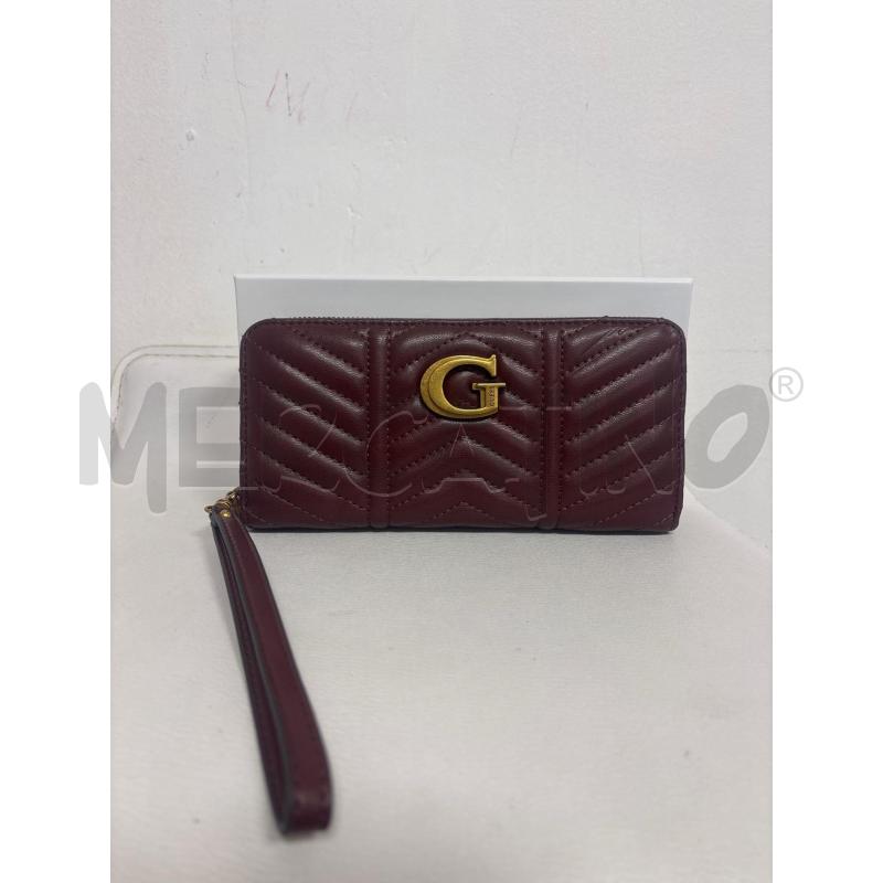 PORTA FOGLIO  GUESS COLOR MERLOT | Mercatino dell'Usato Trapani corso mattarella 2